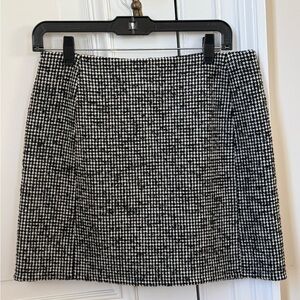 Lafayette 148 New York Black and White Pencil Skirt
